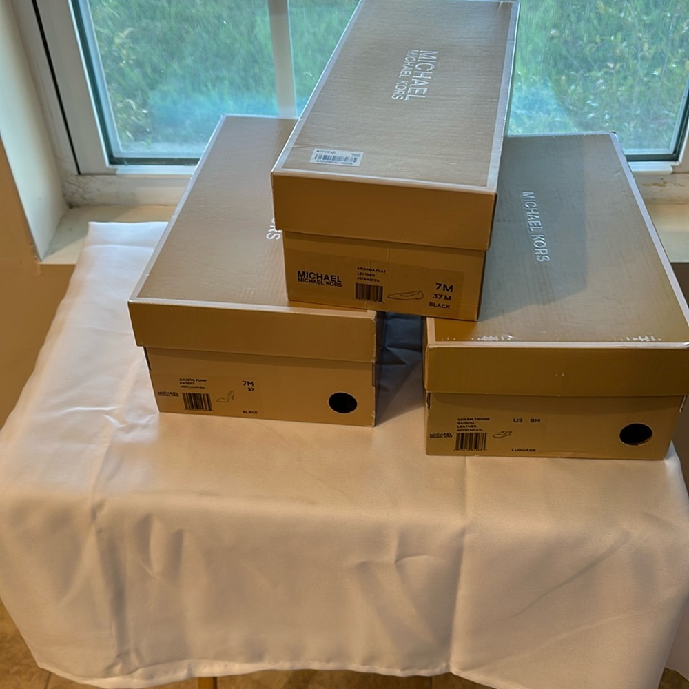Bundle! Empty Michael Kors Boxes